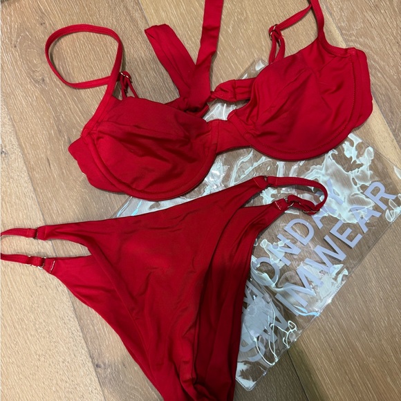 Monday Swimwear Swim Monday Swimwear Scarlet Bikini Set Poshmark